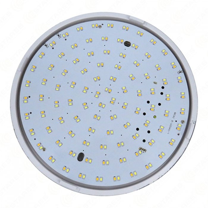 Base of D280 24W Bread Shape Crystal Effect Cover Changed 4 Mode by Switch LED Ceiling Light