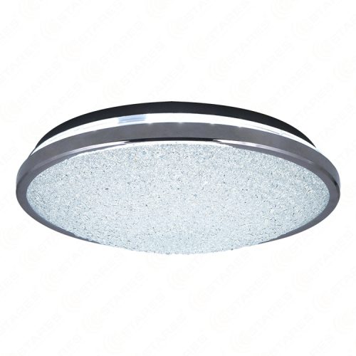 Cold White D280 24W Bird-nest shape Crystal Effect Cover Changed 4 Mode by Switch LED Ceiling Light