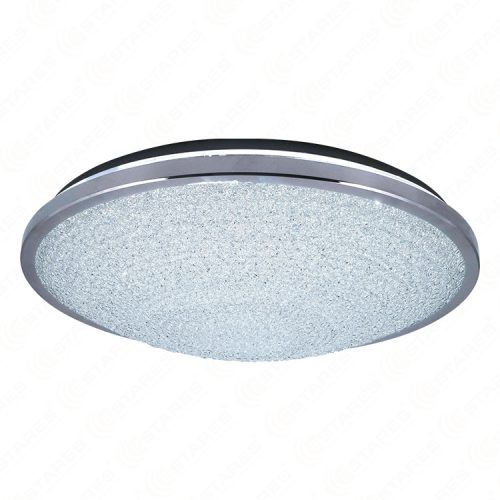 Cold White D380 38W Changed 4 mode by Switch Bird-nest Shape Crystal Cover LED Ceiling Light