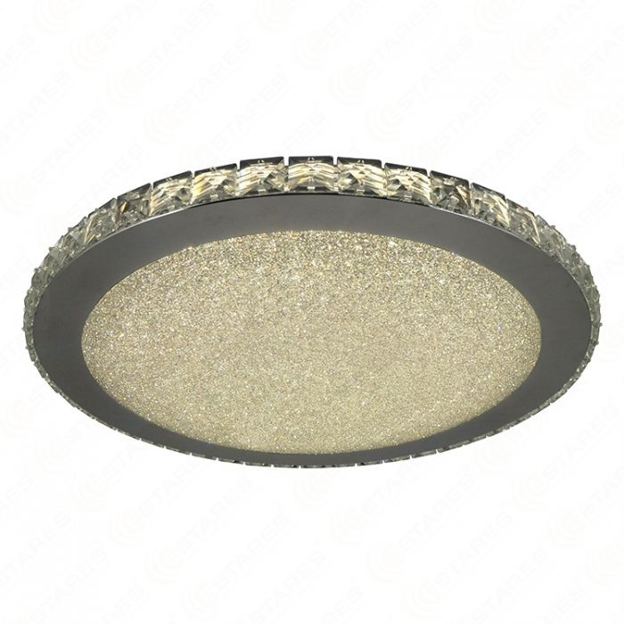 Combined Light Crystal Cover Diamond Ring D515 60W LED Ceiling Light