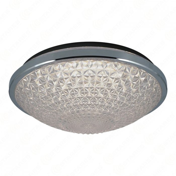 Night Light D280 24W Bread Shape Crystal Effect Cover Changed 4 Mode by Switch LED Ceiling Light