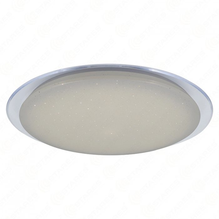 Night Light SATURN 60R D535 CCT & Brightness Dimmable Starry Cover with Transparent Ring LED Ceiling Light