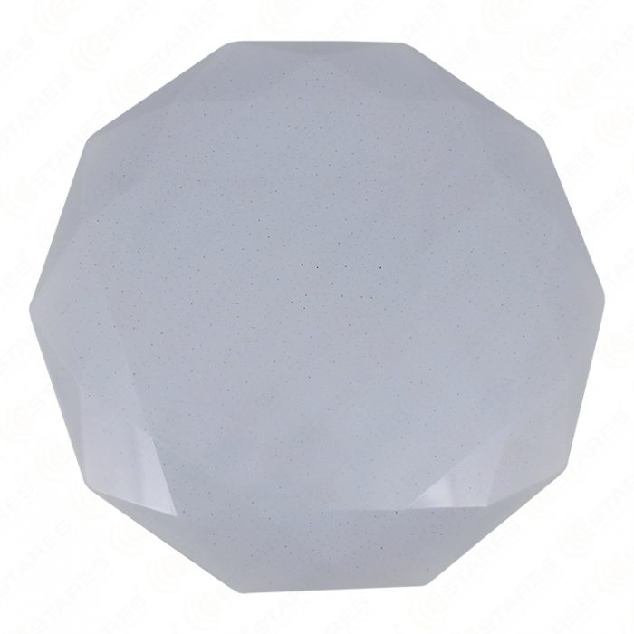 Unlit 60W D495 Diamond Shape Starry Cover LED Ceiling Light Top View