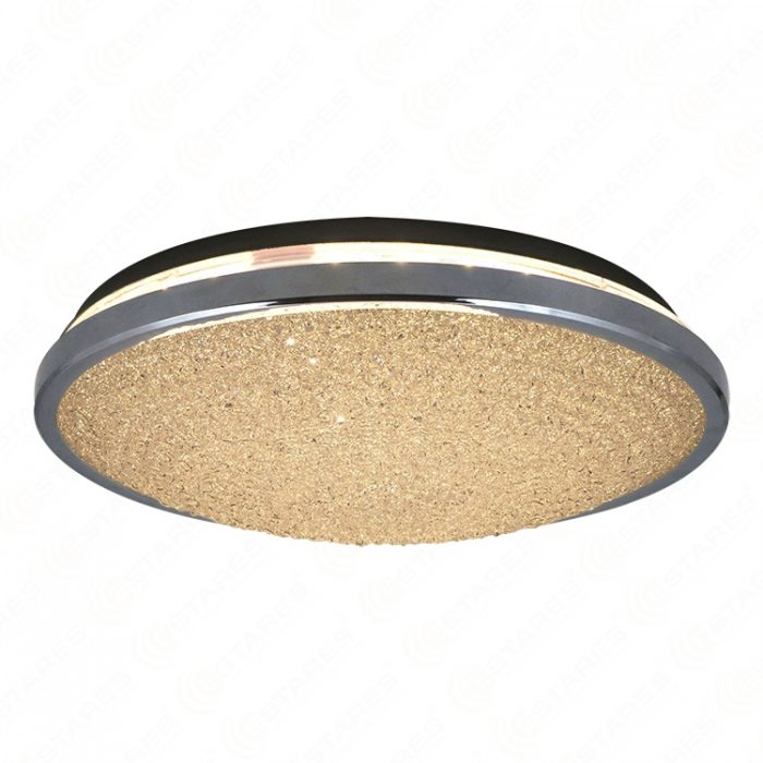 Warm White D280 24W Bird-nest shape Crystal Effect Cover Changed 4 Mode by Switch LED Ceiling Light