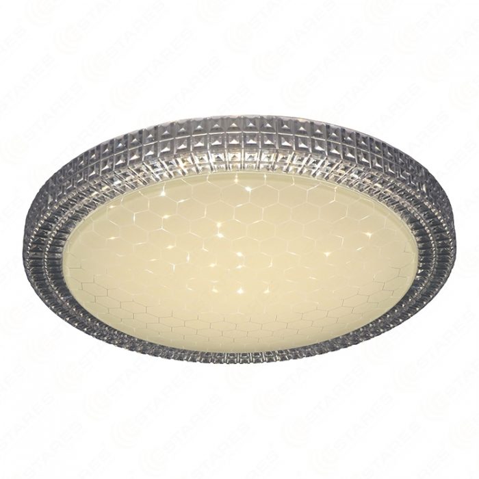 Combined Light 40W Football pattern Milky Cover Crystal Effect Edge LED Ceiling Light