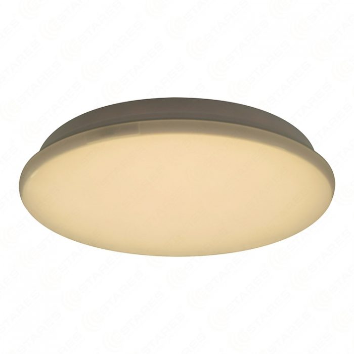 Warm White SIMPLE 10W D230 x H56 Bread Shape Milky Cover LED Ceiling Light